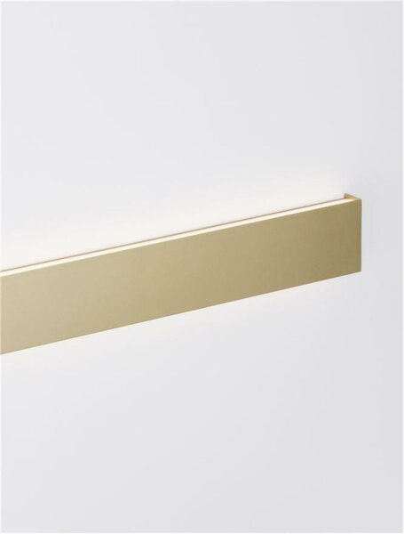 NOVA LUCE nástěnné svítidlo SELINE zlatý hliník LED Philips 36W 230V 3000K IP44 9060912