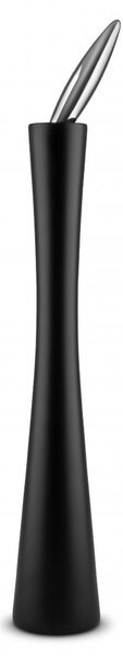 Dřevěný mlýnek na pepř, černý, prům. 8.5 cm - Alessi