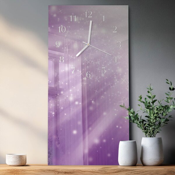 Skleněné hodiny vertikální Vzhled zsppb-30x60-00079779