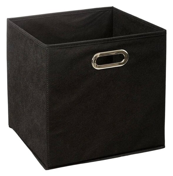 Úložný box Simple, 31x31x31 cm, černá