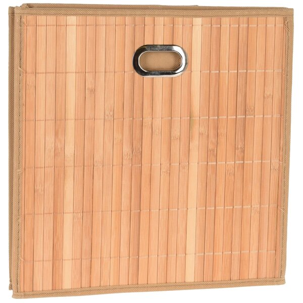 Úložný box Bamboo, 30,5x31x31 cm, hnědá