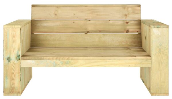 Zahradní lavice 139 cm impregnované borové dřevo