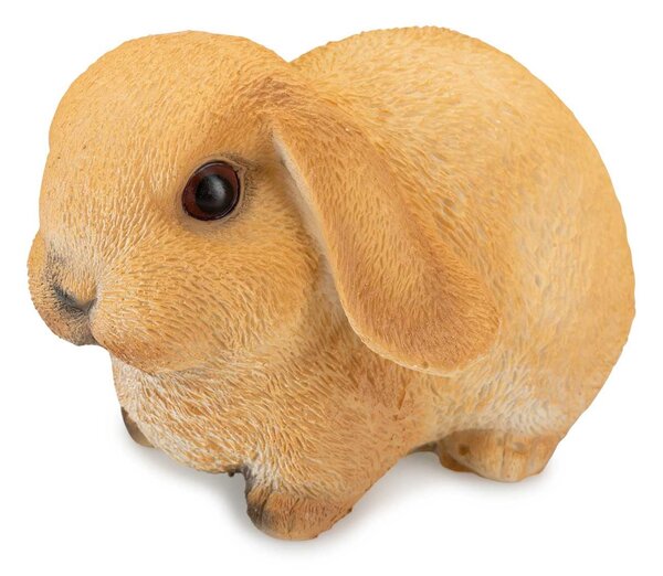 Zahradní figurka z polyresinu Bunny, 16 cm, hnědá