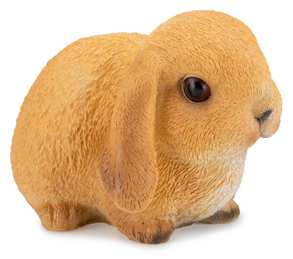 Zahradní figurka z polyresinu Bunny, 16 cm, hnědá