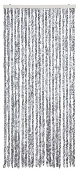 Závěs proti hmyzu bílošedý 90 x 200 cm Chenille