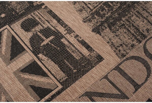 Kusový koberec Londýn hnědý 200x290cm