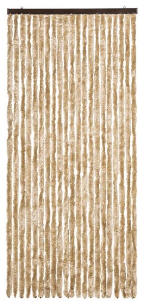 Závěs proti hmyzu béžový 90 x 200 cm Chenille