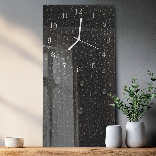 Skleněné hodiny vertikální Pokles zsppb-30x60-00079577