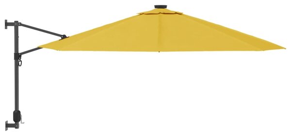 Nástěnný slunečník žlutý 290 cm