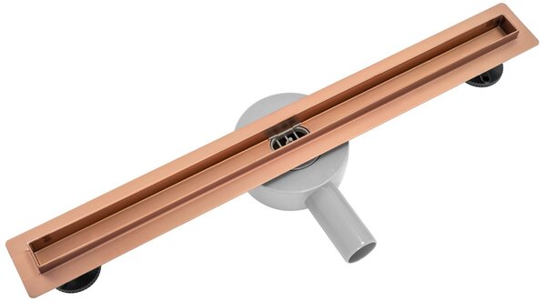 Odtokový žlab NEO Slim Pro brushed copper 60