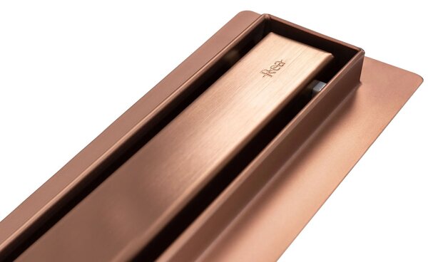 Odtokový žlab NEO Slim Pro brushed copper 60