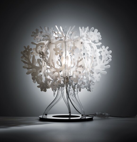 SLAMP FIOTS00WHT00000000EU Fiorellina table lamp, bílá stolní lampa, 1x28W E27, výška 34cm