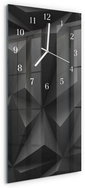 Skleněné hodiny vertikální Vzor zsppb-30x60-00058352