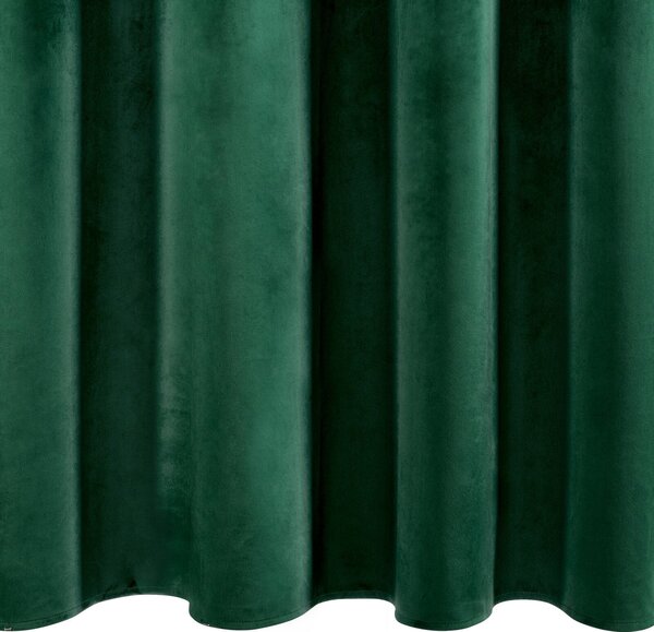 ZATEMŇOVACÍ ZÁVĚS NA KROUŽCÍCH AURA 140X250 CM TMAVĚZELENÁ
