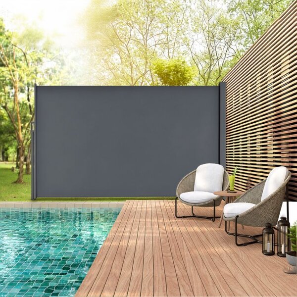 Boční markýza 300 x 180 cm pro terasu a balkon, antracit