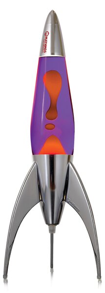 Mathmos Telstar, originální lávová lampa, 1x28W, fialová s oranžovou lávou, 50cm