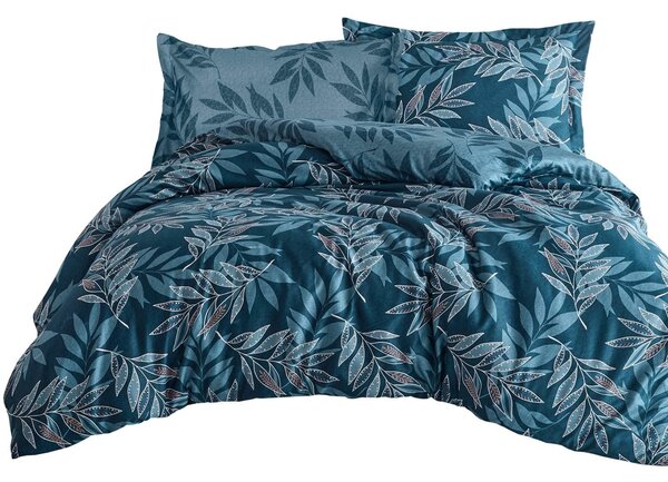 SATÉNOVÉ POVLEČENÍ LUXURY PREMIUM IRENE 200X220 CM, 2KS 70X80 CM LISTY