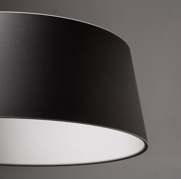 Stilnovo 8094 Oxygen_P, černé závěsné svítidlo, 50W LED 3000K stmívatelné DALI, prům. 75cm