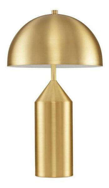 NOVA LUCE stolní lampa BOLT mosazný zlatý kov E27 1x12W 230V IP20 bez žárovky 9050162