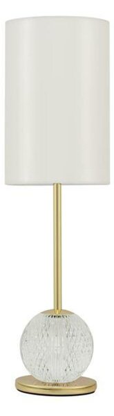NOVA LUCE stolní lampa BRILLANTE zlatý hliník a akryl LED 8.8W 230V 3200K IP20 9695210