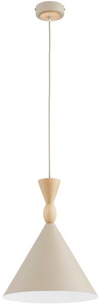 Lustr na lanku FERYT 1xE27/15W/230V béžová