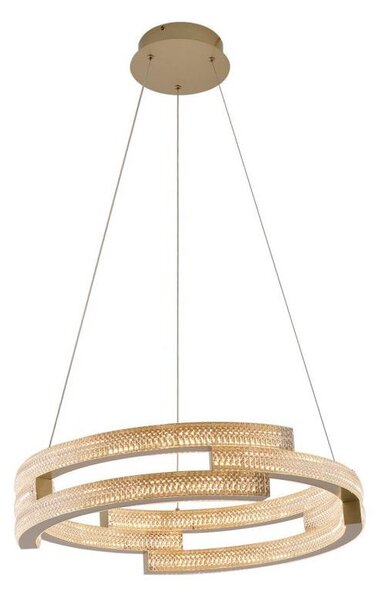 LED Lustr na lanku TARJA LED/36W/230V 3000/4000/6000K pr. 60 cm zlatá
