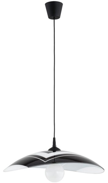 Lustr na lanku CZANI 1xE27/15W/230V černá