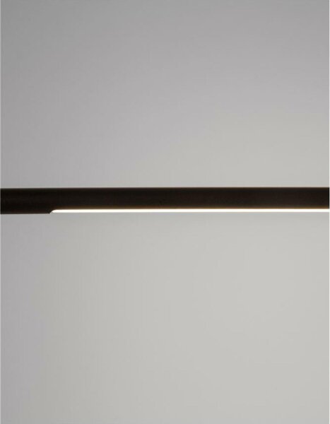 NOVA LUCE stolní lampa ENSIO černý hliník a akryl LED 7W 3V 3000K IP20 9077010