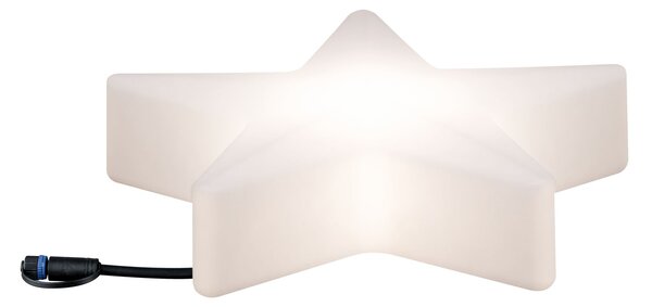 Paulmann 94184 Plug&Shine Star, venkovní světelný objekt 2,8W LED 3000K, prům.40cm, IP67