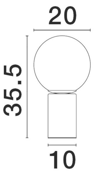 NOVA LUCE stolní lampa JIAN mosazný zlatý kov a bílé sklo s přechody E27 1x12W 230V IP20 bez žárovky 9028842