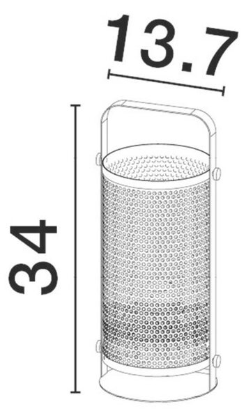 NOVA LUCE stolní lampa IAN matný černý kov E27 1x12W 230V bez žárovky IP20 9620131