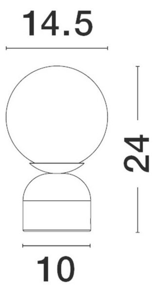 NOVA LUCE stolní lampa KENIO bílá mramor opálové sklo E14 1x12W 230V IP20 bez žárovky 9050164