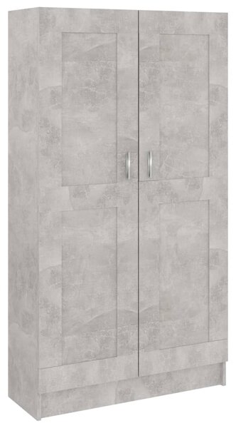 Knihovna Richy - dřevotříska - 82,5x30,5x150 cm | betonově šedá