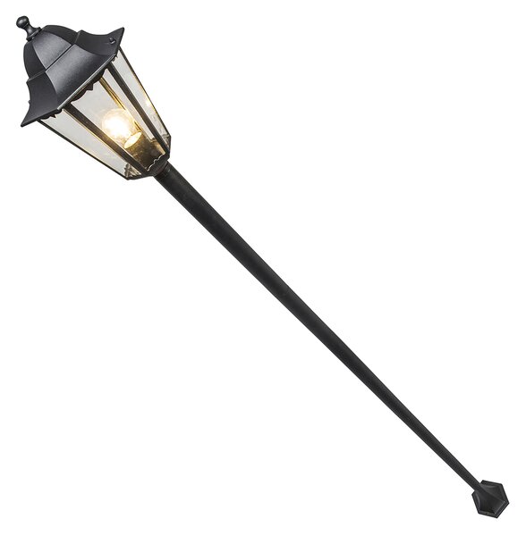 Klasická venkovní stojací lampa černá 170 cm IP44 - New Orleans 1