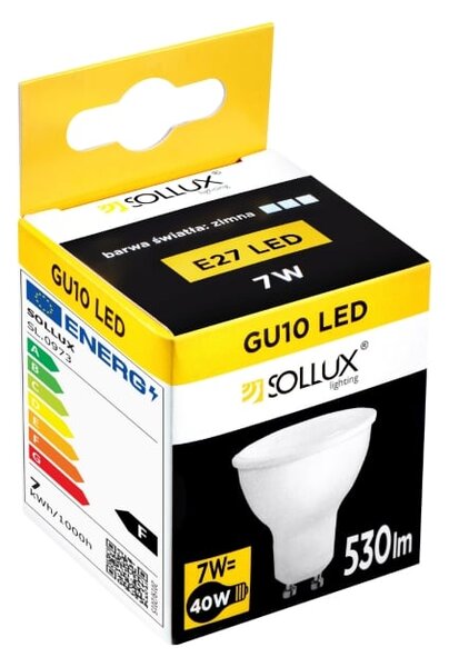 LED žárovka GU10 4000k 7w 530lm