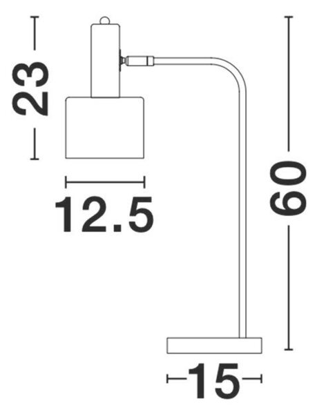 NOVA LUCE stolní lampa PAZ zlatý kov bílé kovové stínidlo bílá základna E27 1x12W 230V IP20 bez žárovky 9426651