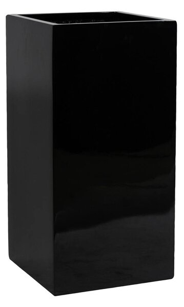 Květináč Bouvy, barva leská černá, více velikostí - PotteryPots Velikost: L - v. 80 cm