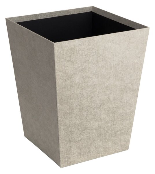 Béžový kancelářský odpadkový koš Sofia Canvas Paper Laminate – Bigso