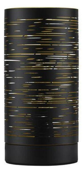 NOVA LUCE stolní lampa ZANE černá zvenku zlatý kov uvnitř E14 1x5W 230V IP20 bez žárovky 9155902