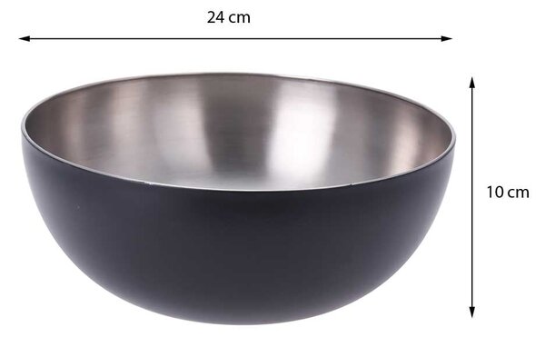 Kovová mísa Mia (fi) 24 cm