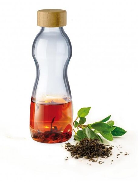 SIMAX PURE SKLENĚNÁ LÁHEV 500ML BAMBUSOVÉ VÍKO