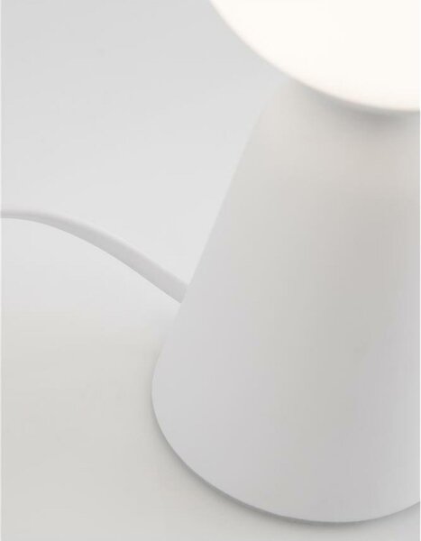 NOVA LUCE stolní lampa ZERO bílá sádra a opálové sklo G9 1x5W 230V IP20 bez žárovky 9577011