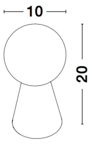 NOVA LUCE stolní lampa ZERO bílá sádra a opálové sklo G9 1x5W 230V IP20 bez žárovky 9577011