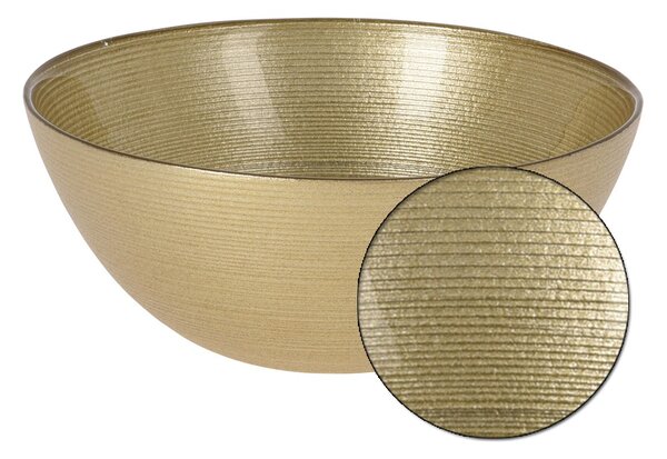 Skleněná mísa Golden (fi) 15 cm