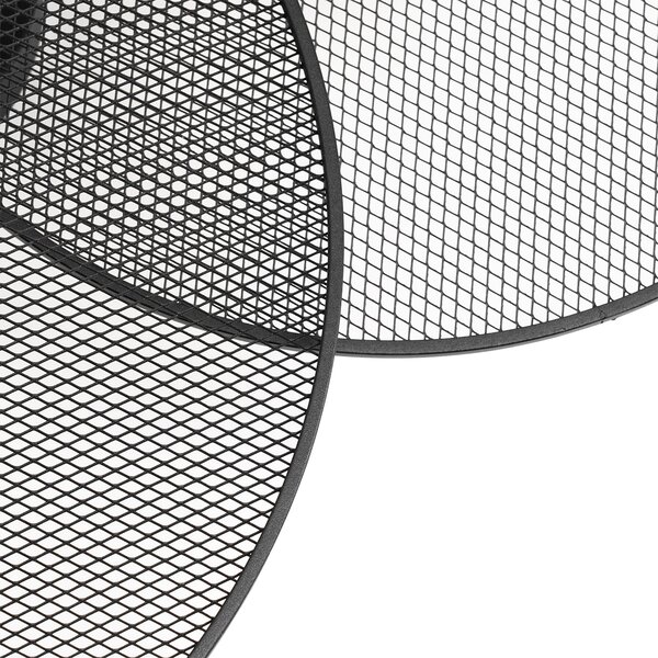 Designová nástěnná lampa černá s pletivem 3-světlo - Jane
