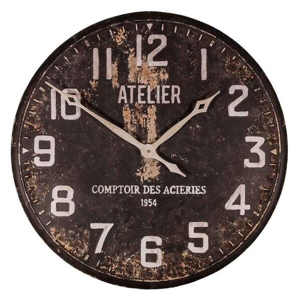 Antic Line Plechové hodiny Atelier Ø 74 cm