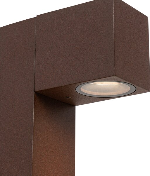 Průmyslová stojací venkovní lampa rezavě hnědá 65 cm IP44 - Baleno