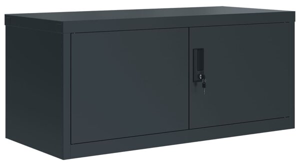 Kartotéka antracitová 90 x 40 x 130 cm ocel 3188329