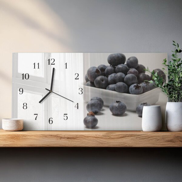 Skleněné hodiny horizontální Bobule zsppc-60x30-00295336