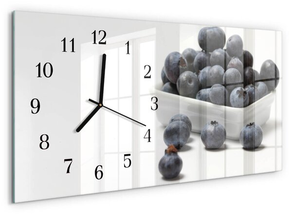 Skleněné hodiny horizontální Bobule zsppc-60x30-00295336